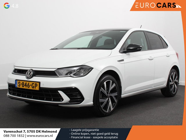 Volkswagen Polo - 1.0 TSI R-Line DSG Navigatie App Connect Climate Control DAB LED Parkeer sensoren Cruise control adaptive Lichtmetalen velgen