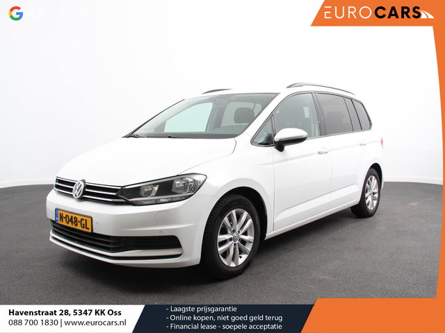 Volkswagen Touran - 1.4 TSI DSG Highline 7p Airco Cruise control Radio Stoelverwarming Bluetooth Parkeersensoren Lichtmetalen velgen Parkeersensoren Trekhaak