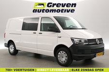 Volkswagen Transporter - 2.0 TDI L2H1 | 150PK | Aut. | Airco | Cruise | 3 Zits | Trekhaak | Parkeersens. | Stoelverw.