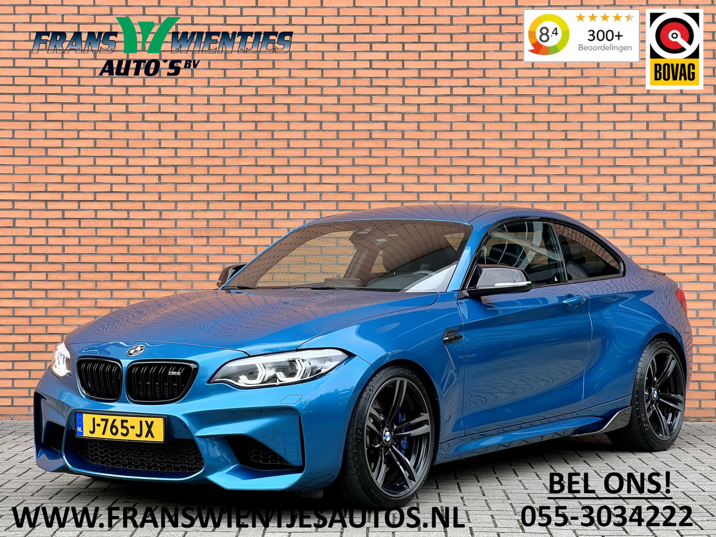 BMW M2 DCT Coupé | 370 PK! | Harman/Kardon | DAB | Leder | Carbon | Camera | 19" Lichtmetaal | Lane Assist | LED | Memory Seat | Navigatie | Cruise Control |