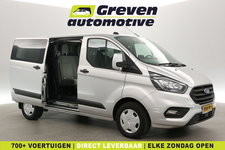 Ford Transit Custom - 2.0 TDCI | MARGE | DC | 6-Zits | Airco | Cruise | Carplay | Navi | Trekhaak | Parkeersens.