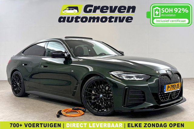 BMW i4 - eDrive40 84 kWh M-Sport | M-Performance kit | Pano | 20''LMV | Widescreen | BMW-LED | Snelladen | SOH 92% | Camera | Sfeer | Virtual | Trekhaak | Carplay