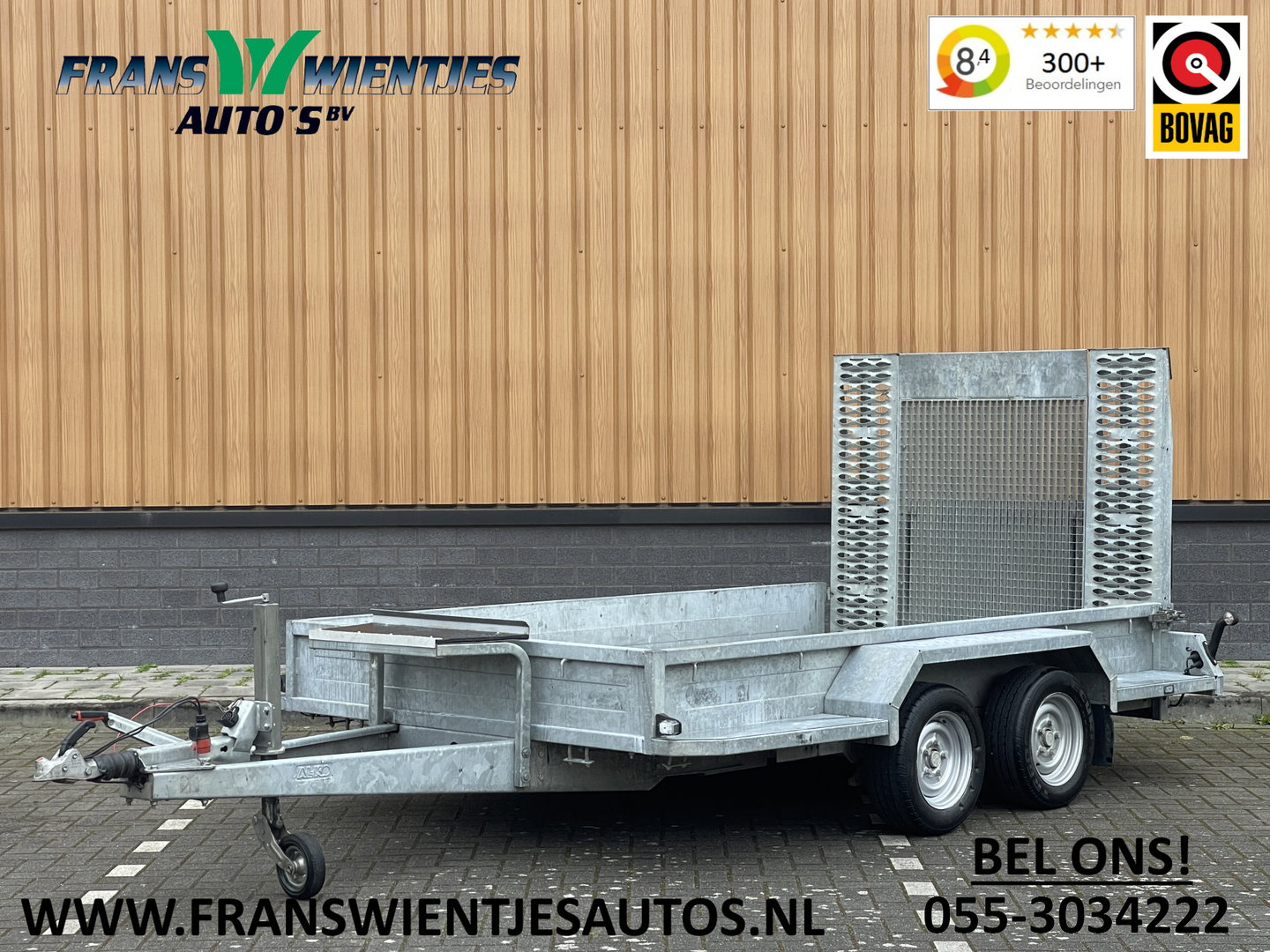 Saris C3000 | Dubbelasser | Laadklep | 3000 KG!! |