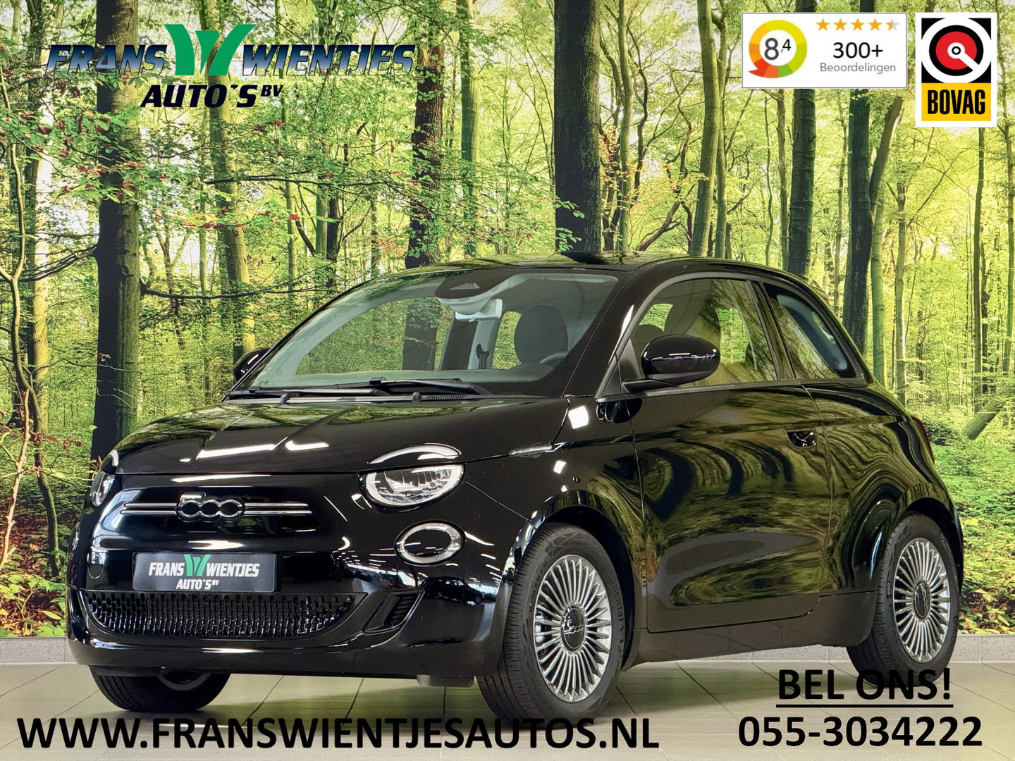 Fiat 500 Icon 42 kWh | Navigatie | Cruise Control | 16" Lichtmetaal | Lane Assist | Apple Carplay | Android Auto | DAB | Keyless Go |
