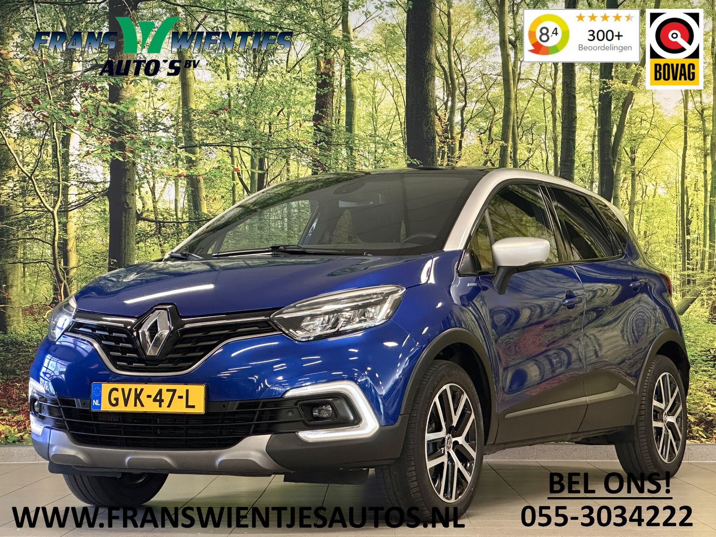 Renault Captur 1.3 TCe Intens | Panoramadak | Parkeersensoren | Cruise Control | Achteruitrijcamera | Bluetooth | Isofix | Airconditioning