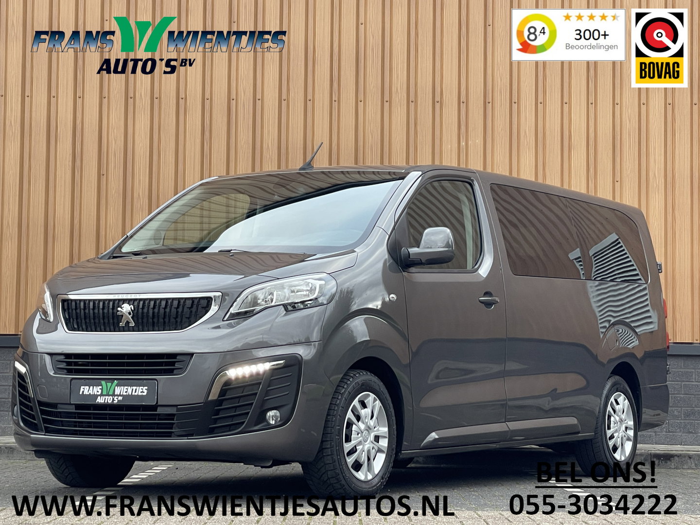 Peugeot Expert Traveller 8P 2.0 BlueHDi 150 Business Long S&S | Exportprijs | Cruise Control | Parkeersensoren Achter | Apple Carplay/Android Auto | Navigatie | Airconditioning | Bluetooth |