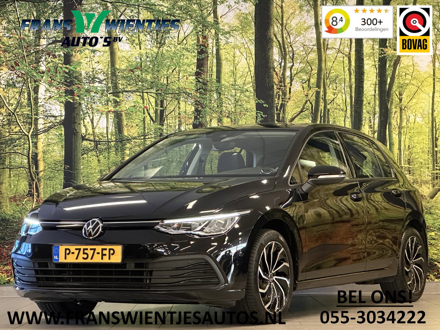 Volkswagen Golf 1.0 TSI Life | Adaptive Cruise Control | Parkeersensoren | Apple Carplay | Android Auto | Sfeerverlichting | Trekhaak | 17" Lichtmetaal | Airconditioning