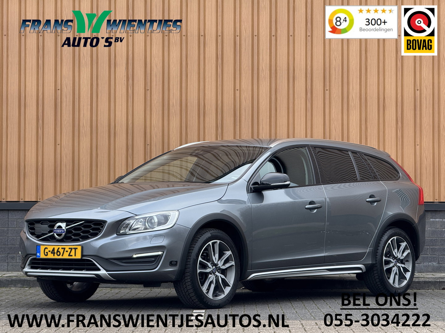 Volvo V60 Cross Country 2.0 T5 Summum | Achteruitrijcamera | Memory | BLIS | Afneembare Trekhaak | Parkeersensoren Achter | Keyless Go/Entry | Stoelverwarming | Cruise Control | Navigatie |