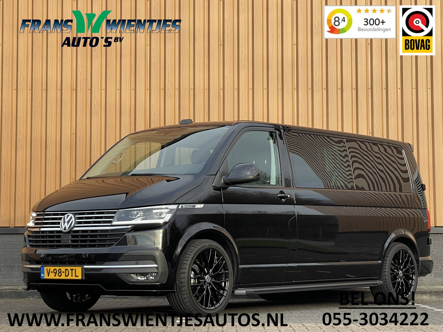 Volkswagen Transporter 2.0 TDI L2H1 30 DC Bulli | Eibach | Dubbel Cabine | Camera | Parkeersensoren | Apple Carplay | Stoelverwarming | DAB | Airconditioning | Navigatie | Uniek |