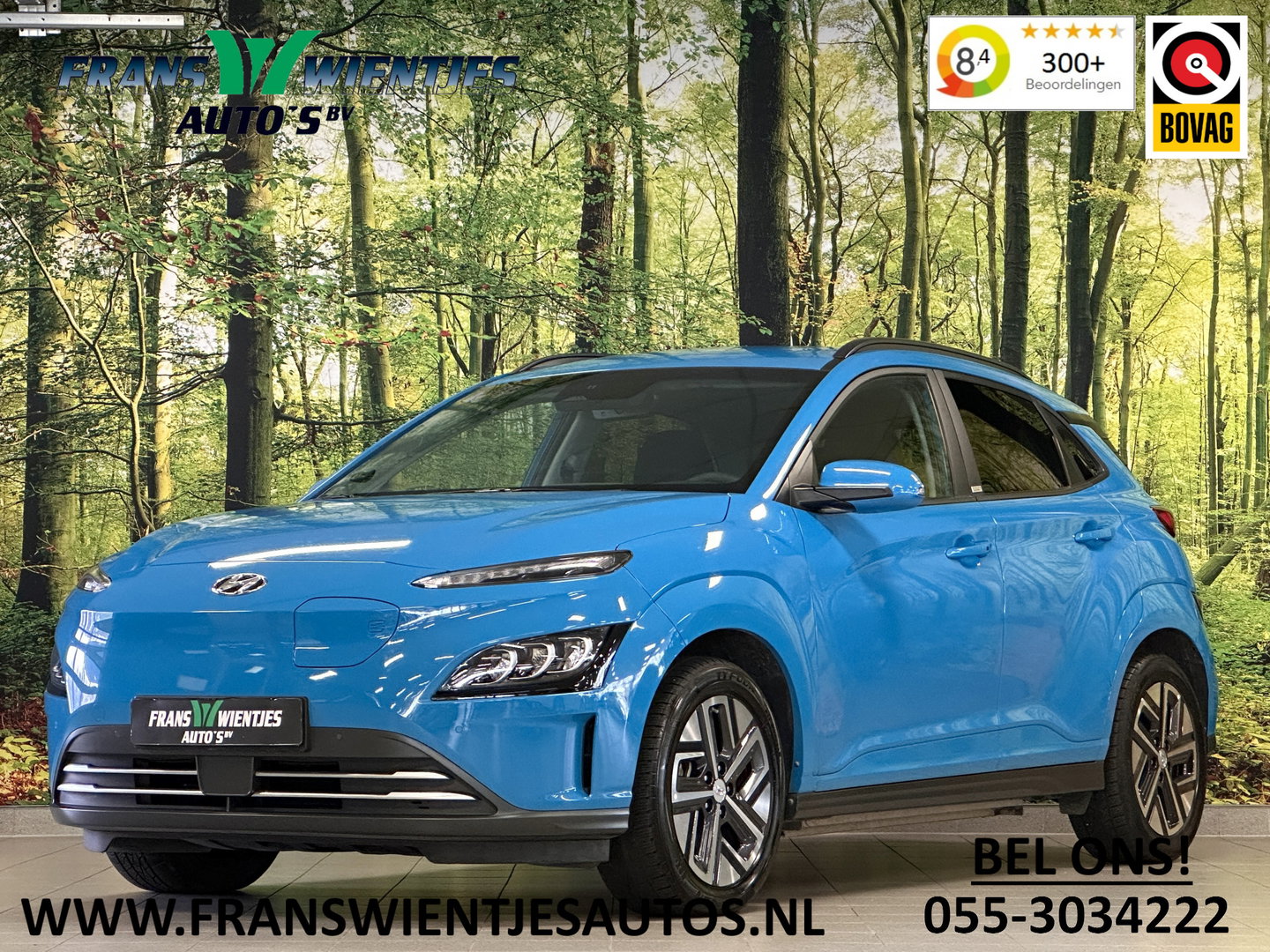 Hyundai KONA EV Comfort Smart 39 kWh | SOH 100% | Standkachel | Krell Sound | Camera | Stuurwielverwarming | Stoelverwarming | Lane Assist | Dodehoeksensor | Adaptieve Cruise Control | DAB |