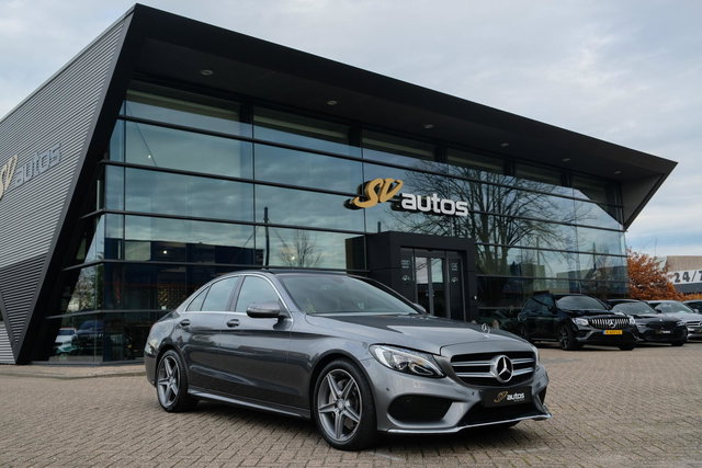 Mercedes-Benz C-Klasse - C180 AMG Sport Edition 156PK Leder Stoelverwarming ORG NL