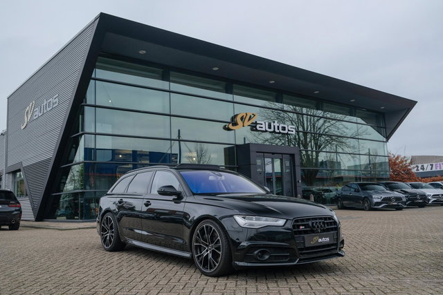 Audi S6 - Avant 4.0 TFSI V8 450pk Panoramadak Supersportstoelen B&O 3d Luchtvering Matrix led Black pack