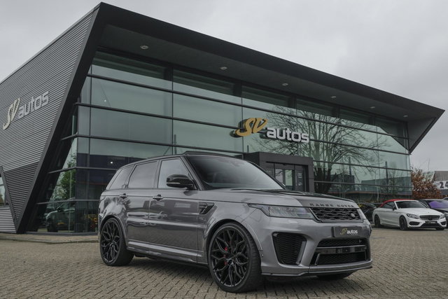 Land Rover Range Rover Sport - P575 SVR 575pk Panoramadak *BTW* Carbon pakket Head-up Softclose 24" LMV Vossen