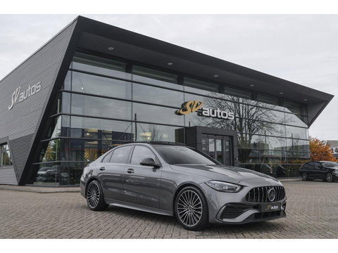 Mercedes-Benz C-Klasse C300 AMG 258pk Panoramadak Burmester 3d Digital light Distronic+ Stuurassistent 360 camera 19" LMV