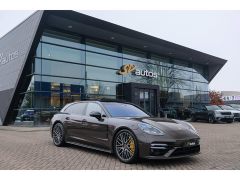 Porsche Panamera Sport Turismo 4.0 V8 Turbo S 700pk E-Hybrid Panoramadak Keramisch Luchtvering 4-wielsturing NLauto 1e eigenaar!