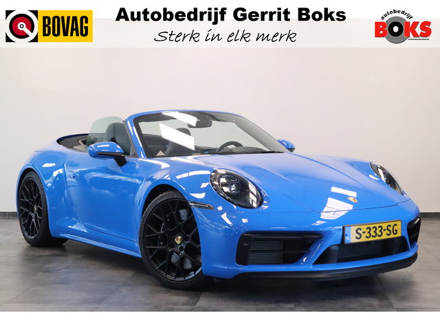 Porsche 911 - Cabrio 3.0 Carrera 4 GTS Sport Chrono X- Sight NL Auto 480PK! Shark blue Dealer onderhouden ! 2e Paasdag geopend van 12.00 tot 17:00u !