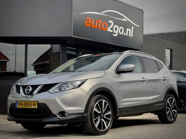 Nissan QASHQAI - 1.2 AUT TEKNA PANODAK LEDER NAVI CAMERA AIRCO LED 19 INCH-LMV PDC