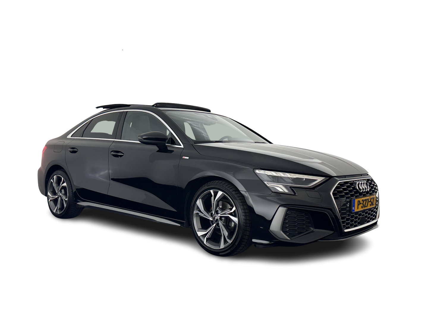 Audi A3 Limousine 30 TFSI S edition S-Line Aut. *PANO | LEATHER-FABRIC | FULL-LED | AMBIENTLIGHT | SPORTSEATS | DIGI-COCKPIT | NAVI-FULLMAP | PRIVACYGLASS | SHIFTPADDLES | DAB+ | CRUISE | PDC | 18"ALU*