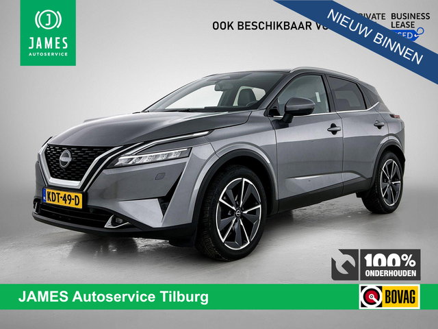 Nissan QASHQAI - 1.3 MHEV Xtronic Tekna Plus PANORAMADAK | LEER | MEM. STOEL | MASSAGE | BOSE