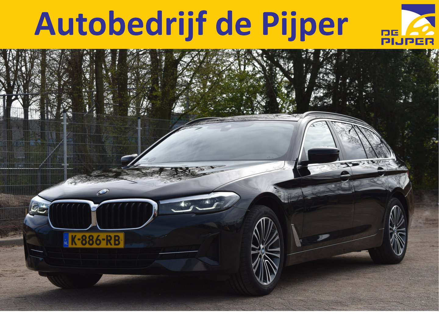 BMW 5 Serie Touring 520i Executive Edition Facelift | NL-Auto | Elekt.trekhaak | Historie | Carplay | Navi | DAB | Full LED | Zeer netjes