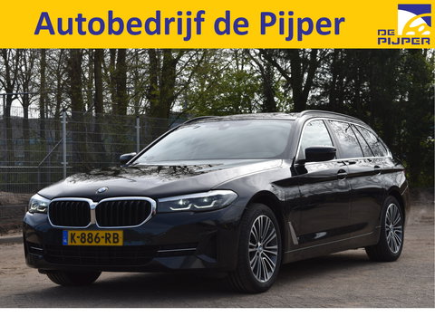 BMW 5 Serie Touring 520i Executive Edition Facelift | NL-Auto | Elekt.trekhaak | Historie | Carplay | Navi | DAB | Full LED | Zeer netjes