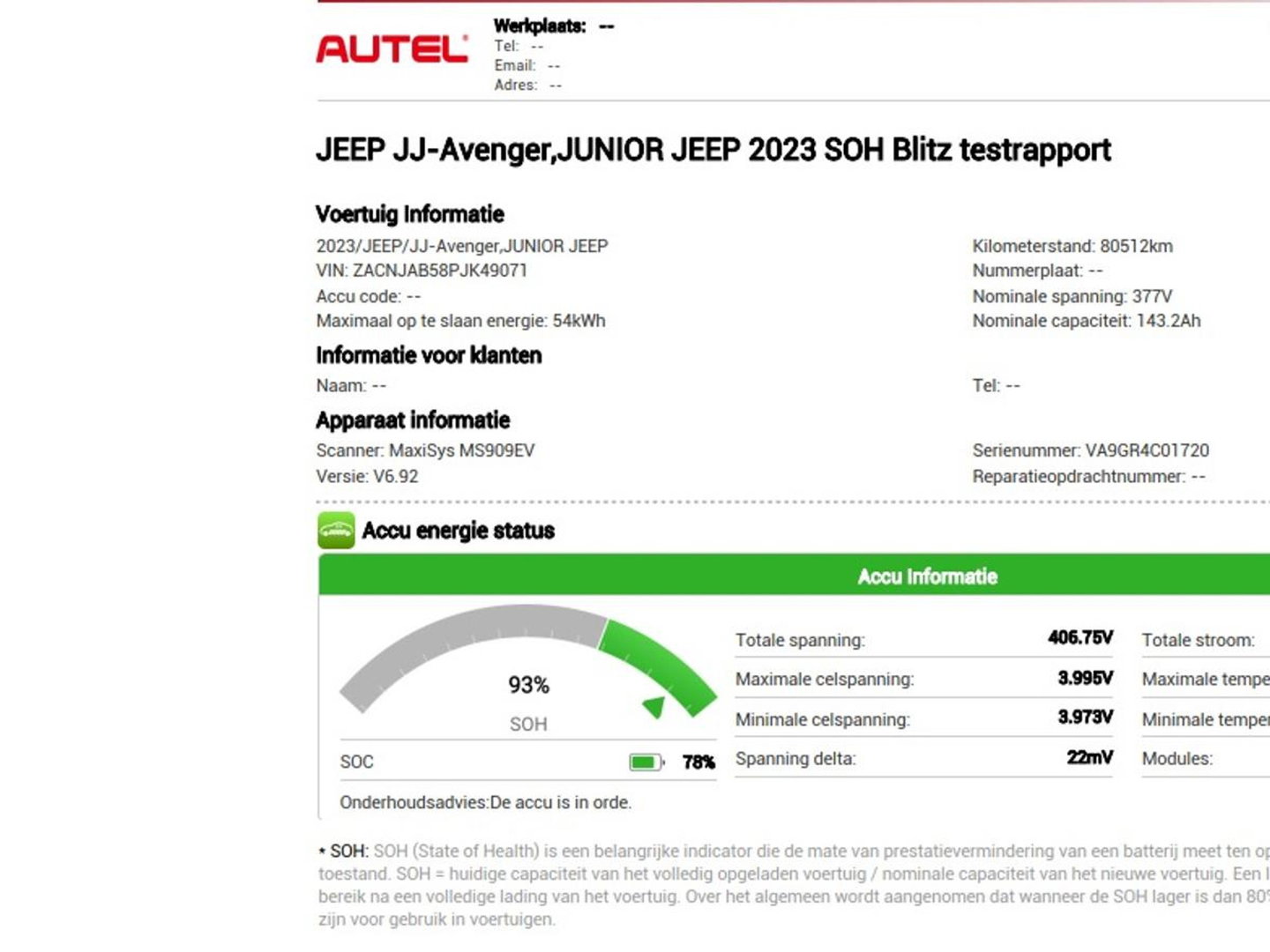Jeep Avenger Longitude 54 kWh | SOH 93% | Warmtepomp | Carplay | Navigatie | Parkeerhulp | Full LED | Climate control | Cruise control