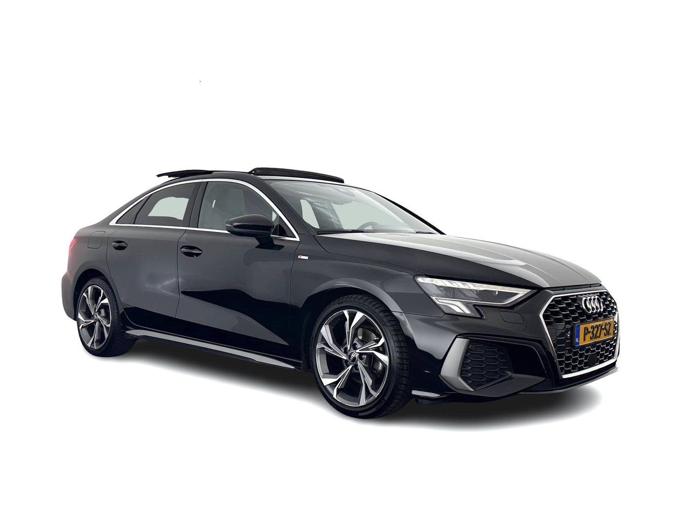 Audi A3 Limousine 30 TFSI S edition S-Line Aut. *PANO | LEATHER-FABRIC | FULL-LED | AMBIENTLIGHT | SPORTSEATS | DIGI-COCKPIT | NAVI-FULLMAP | PRIVACYGLASS | SHIFTPADDLES | DAB+ | CRUISE | PDC | 18"ALU*