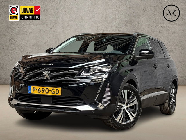 Peugeot 5008 - 1.2 PureTech Allure 7 Persoons (APPLE CARPLAY, GROOT NAVI, LEDER, 360 CAMERA, STOELVERWARMING, SPORTSTOELEN, KEYLESS, GETINT GLAS, NIEUWSTAAT)
