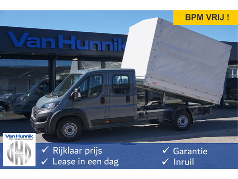 Fiat Ducato 35 Maxi DOKA 180PK 3-Zijdige Kipper AUT 10" Scherm, Navi, Climate, Camera!! NR. K01*