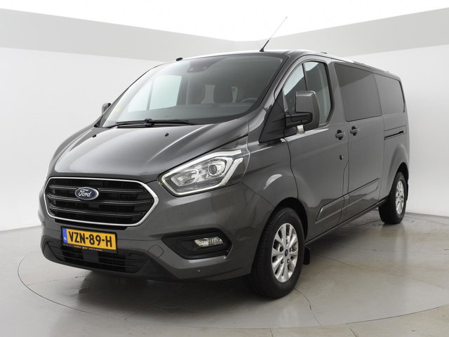 Ford Transit Custom - 2.0 TDCI 130 PK AUT. L2H1 DUBBEL CABINE LIMITED | 2 SCHUIFDEUREN | TREKHAAK | CAMERA | STOELVERW. |