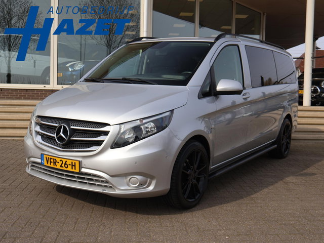 Mercedes-Benz Vito - 114 CDI 136 PK AUT. LANG DUBBEL CABINE + LEDER | 19 INCH LMV | TREKHAAK | NAVIGATIE