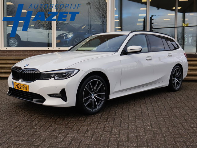 BMW 3 Serie - Touring 320d HIGH EXECUTIVE SPORTLINE 190 PK AUT. *ALPINWEISS* + ELEK. TREKHAAK | LASER LED | 18 INCH | STOEL/STUURWIELVERW.