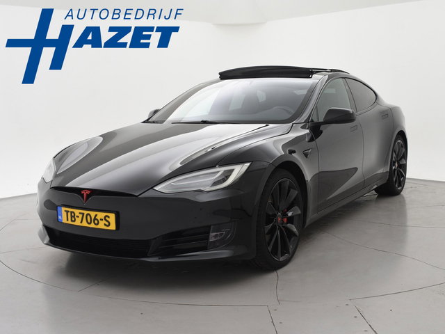 Tesla Model S - 100D PERFORMANCE P100D 612 PK + 21 INCH | AUTOPILOT | CARBON | SCHUIFDAK| LUCHTVERING