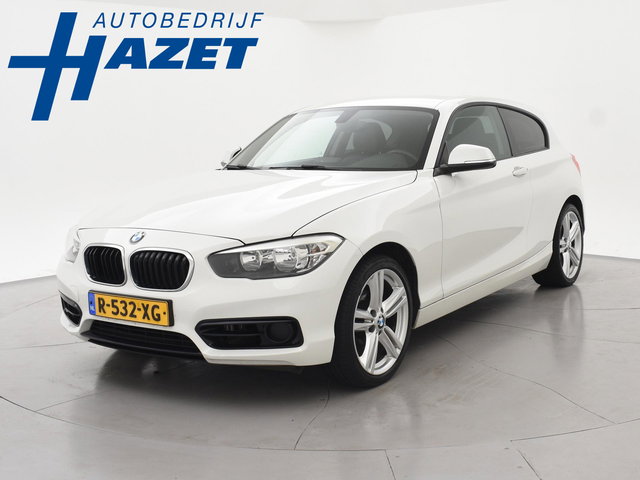 BMW 1 Serie - 118i 3-DEURS + LEDER | SPORTSTOELEN | STOELVERW. | 18 INCH