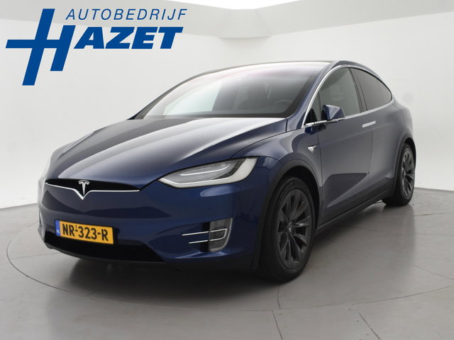 Tesla Model X - 75D + TREKHAAK 2250 KG | LEDER | PANORAMA | LUCHTVERING | 20 INCH