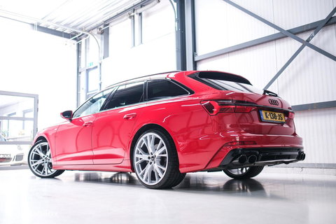 Audi A6 Avant 45 TFSI S edition 265 pk | Tango Rood | S6 look | NL auto NAP | Panoramadak | 21 inch | S line | Camera | LED |