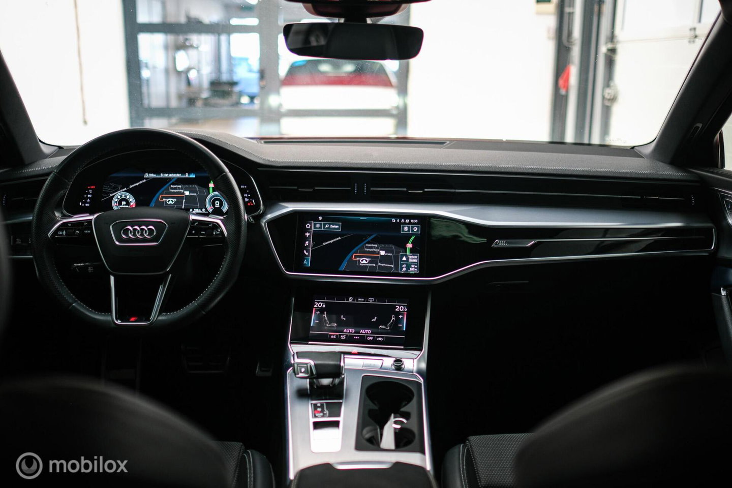 Audi A6 Avant 45 TFSI S edition 265 pk | Tango Rood | S6 look | NL auto NAP | Panoramadak | 21 inch | S line | Camera | LED |