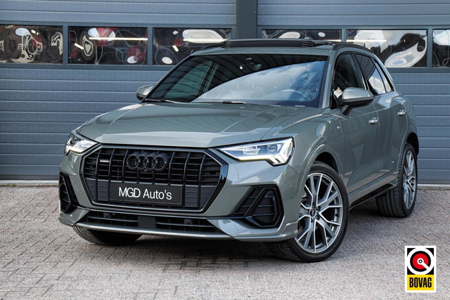 Audi Q3 - 45 TFSI Quattro 3x S-Line /LED/PANODAK/SFEERVERL./360 CAMERA/TREKHAAK/KEYLESS/STOELVERW./B&O!