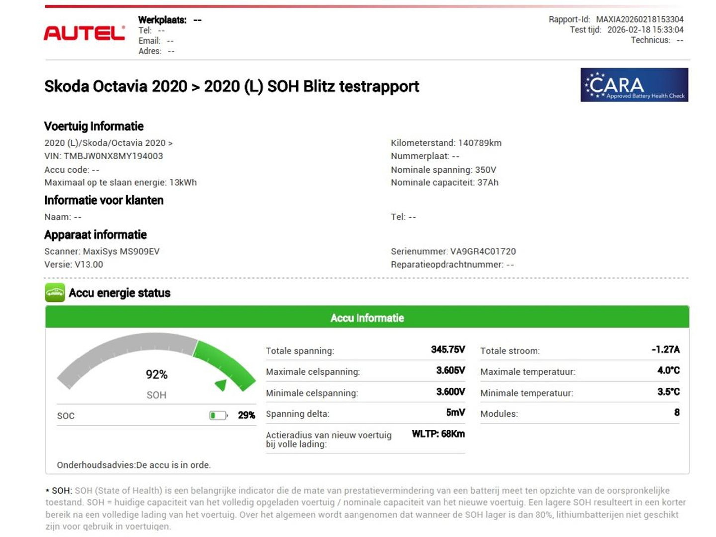 Škoda Octavia 1.4 TSI iV PHEV Sportline | SOH 92% | Head-Up | Adaptive Cruise | Carplay | Stoelverwarming | Side Assist | Memory | Navigatie | Full LED | Sfeerverlichting | Canton Sound | PHEV | Plug In