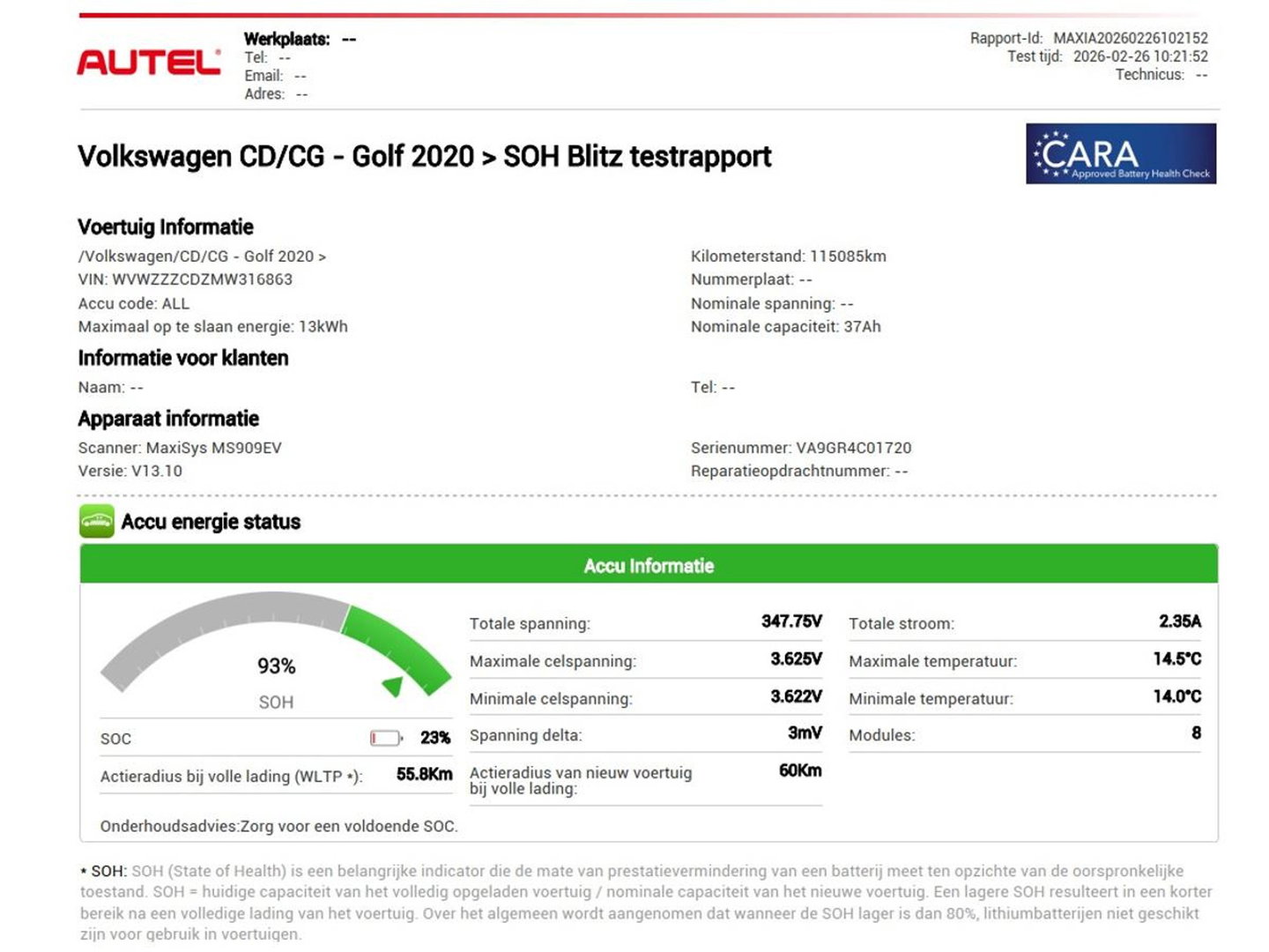 Volkswagen Golf 1.4 eHybrid GTE | SOH 93% | Panoramadak | Stoelverwarming | Adaptive cruise | Carplay | Sfeerverlichting | Keyless | 18'' | Navigatie | Sportstoelen | Parkeerhulp | PHEV | Plug In