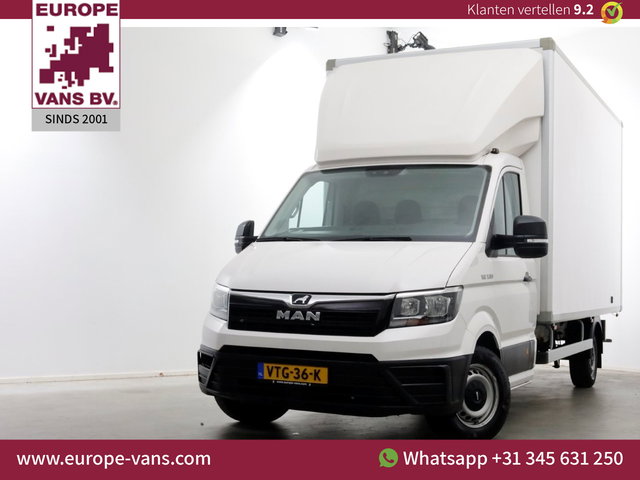 MAN TGE - 3.180 2.0 177pk DSG-Automaat Bakwagen met achterdeuren 235cm Hoog 01-2023