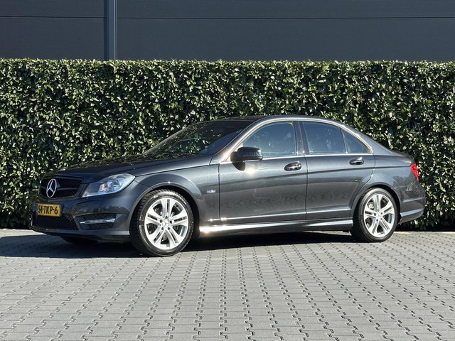 Mercedes-Benz C-Klasse - 180 Business Class Avantgarde, FACELIFT MODEL, NL AUTO, NAP LOGISCH, NAVIGATIE, CRUISE CONTROL, CLIMATE CONTROL, PDC, HALF LEDER, LICHTMETAAL 17"