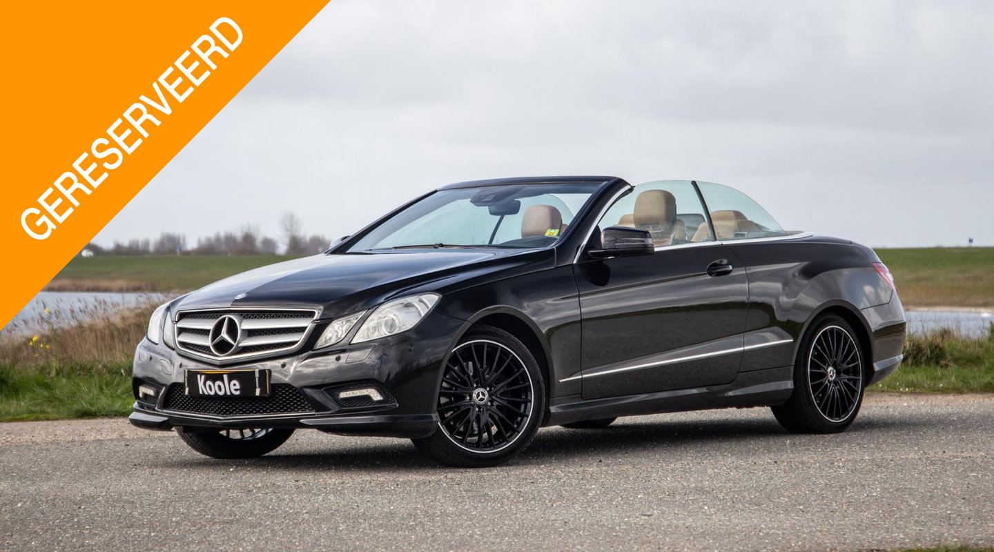Mercedes-Benz E-Klasse Cabrio 350 CDI Elegance AIRCO / CRUISE CONTROLE / LEER / AUTOMAAT / NAVI