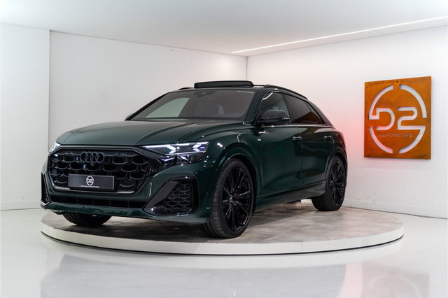 Audi Q8 - 60 TFSI E Quattro S-Edition Competition 490PK 2026 | Goodwood Green | 3D B&O | Pano | VOL! 5 JAAR FABR. GARANTIE