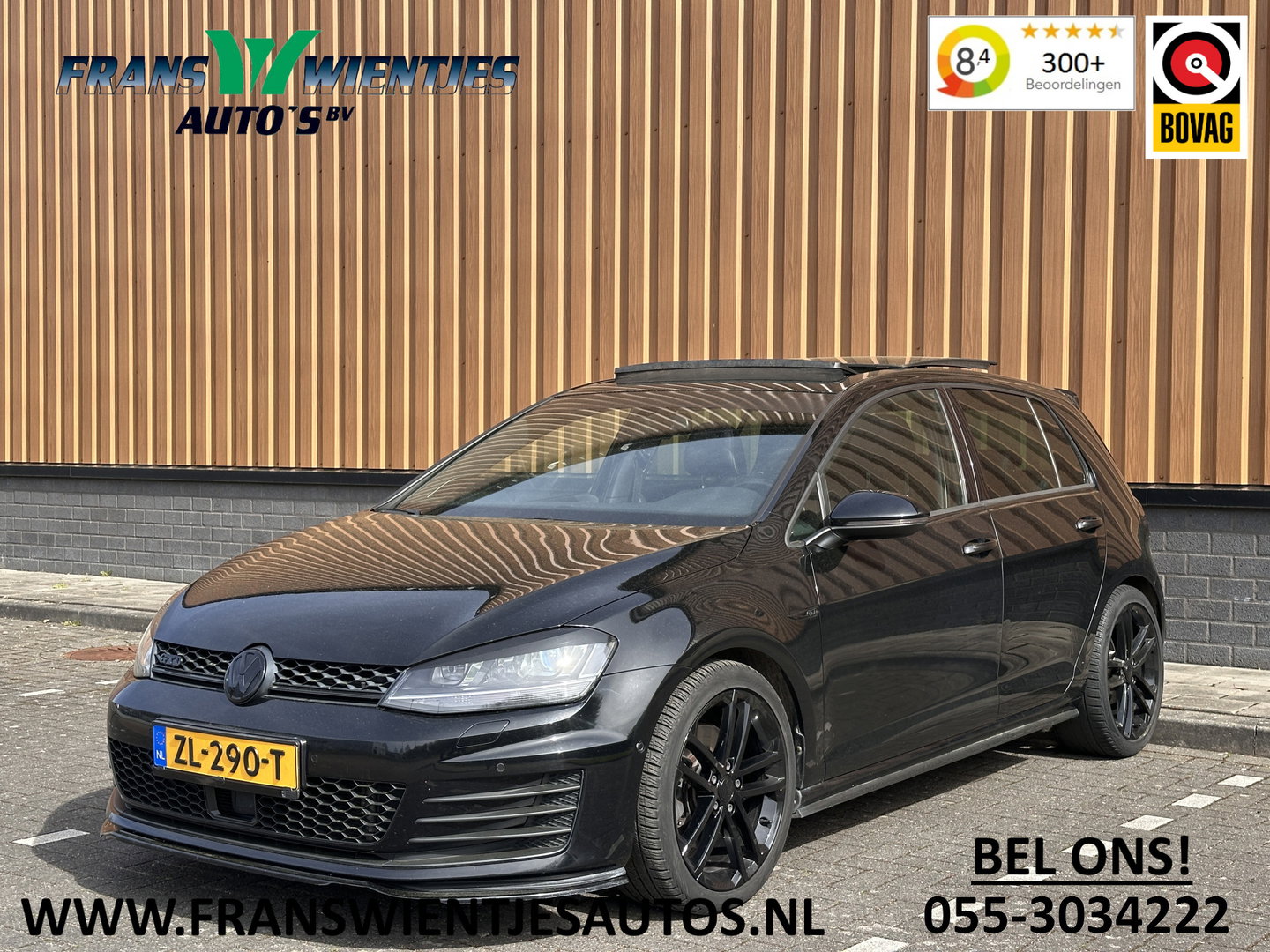 Volkswagen Golf 2.0 TDI GTD | Panorama dak | 18'' Lichtmetaal | Maxton | Cruise control | Lederen bekleding | Dynaudio | DB-riem vervangen bij 201986 KM | stoelverwarming |
