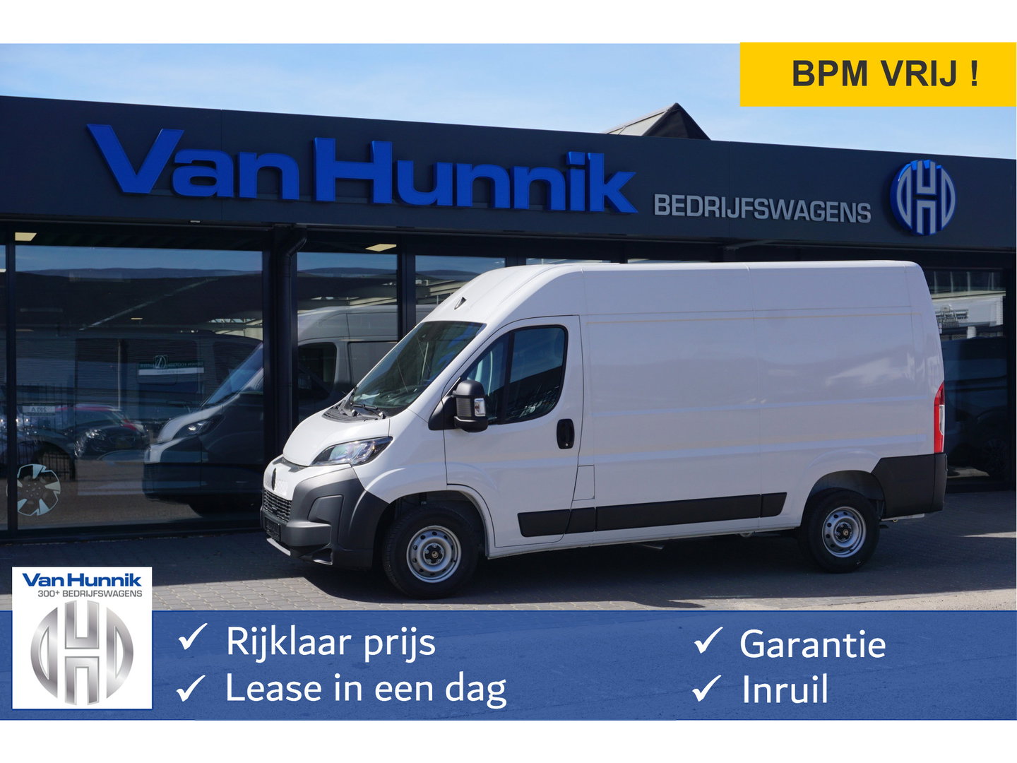 Citroën Jumper 35 2.2 140PK L2H2 BPM VRIJ!! 10" Navi, Clima, Camera, 270º Deur!! NR. J221*