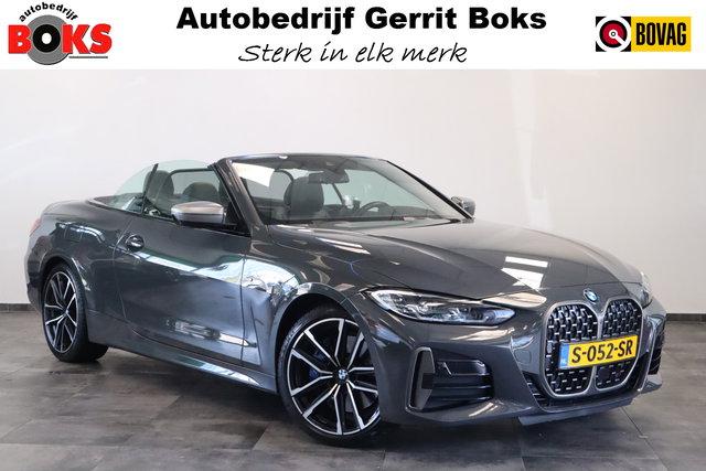 BMW 4 Serie - Cabrio M440i xDrive High-Executive 374PK Individueel-lak Navigatie  Volleder 19LMV Head up