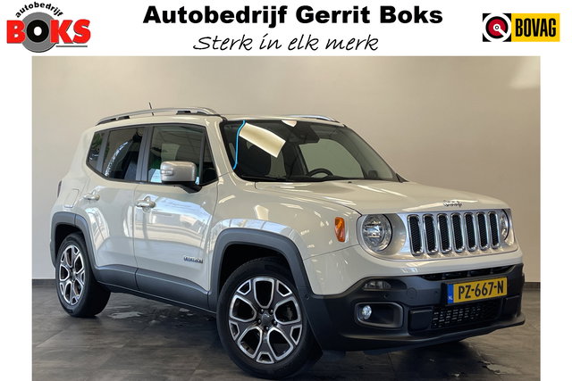 Jeep Renegade - 1.4 MultiAir Limited Cruise/Climate Navi Keyless Panoramadak Trekhaak NAP!