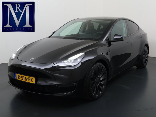 Tesla Model Y - Performance AWD 75 kWh SOH 93% |  AUTOPILOT| 21 INCH TURBINE VELGEN| ACHTERBANK VERWARMD| STOEL + STUURVERWARMING |DE HOOGVOLTACCU EN AANDRIJFLIJN GARANTIE TOT 2030 of 192.000KM |