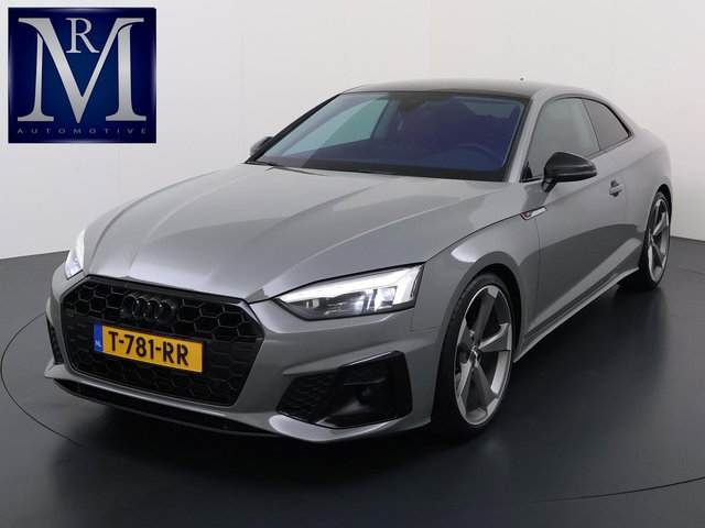 Audi A5 - Coupé 40 TFSI S edition | S LINE IN- EN EXTERIEUR | TOPSTAAT! | 20 INCH| LEER| CAMERA| STOELVERWARMING| MATRIX LED| QUANTUM GRIJS
